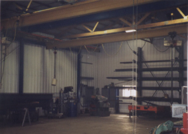 A view inside our fabrication plant.